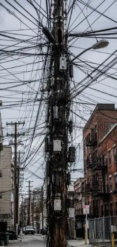 Tangled engineering system connections